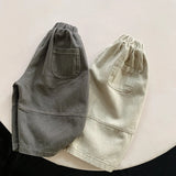 GETADME 8954T Children Pants Spring and Autumn New Casual Loose Boy's Wide-leg Pant Harem Pants 1-7Y Kid's Trousers