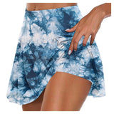 GETADME 여성용 운동용 신축성 플리츠 테니스 스커트, 러닝 요가 이너 반바지, 신축성 스포츠 골프 스커트, 여성용 팔다스 무헤레스