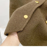 GETADME Knit Vest Women Cardigan Sweater Button Up Round Neck Sleeveless Round Neck Simplicity Casual Fashion Lady Top Female Vest Coat