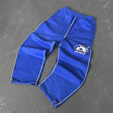 GETADME Man Y2k Pants Joggers Men Streetwear Embroidered Pink Long Sweatpants Cargo Clothing Casual Police Trousers American Harajuku