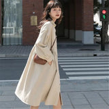 Getadme-Fashion Winter Dress Loose Shirt Ruffle Long Sleeve Dress Robe Harajuku Vintage Dress Lady T Shirt Streetwear Solid Casual Dress