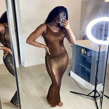 GETADME Hawthaw Women Sexy Party Club Evening Streetwear Bodycon Long Dress 2025 Summer Clothes Wholesale Items For Business D0C4049K