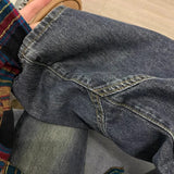 GETADME Y2K Spicy Girl Dark Series Wide Leg Jeans Women's New High Street Splicing Loose High Waist Slimming Flare  Pants