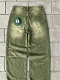 GETADME Y2K European and American men's fashion distressed casual pants hip-hop goth jeans straight pants men's clothing