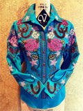 GETADME Western Style Print Casual Slim Women's Shirt 2025 Autumn Vintage Women's Long Sleeve Shirts and Blouses Fashion Elegant Tops
