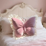 GETADME Cute Princess Butterfly Office Pillow Living Room Bow Bedroom Car Sofa Cushion Home New Pillow Room Home Garden Decor