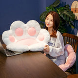 GETADME 70*60cm Kawaii Cat Paw Plush Toys Cute Soft Stuffed Floor Cushion Chair Sofa Butt Pad for Home Room Decoration Office Nap Dolls