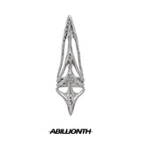 GETADME 펑크 메탈 네일 커버 본 링 고딕 록 머시너리 매니큐어 핑거팁 링 다층 핑거링 코스프레 주얼리 세트 선물