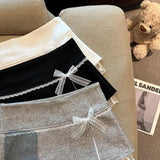 GETADME 스위트 레이스 패치워크 여성 스커트 여름 일본식 카와이 리본 미니 스커트 패션 로우 웨이스트 프레피 슬릿 A라인 스커트 신상품