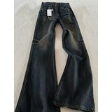 GETADME Classic Retro Flare Denim Men's Jeans Bootcut Stretch Cotton Men's Pants Vintage Style Unique Nostalgic Comfort Casual Slim
