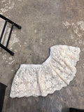 GETADME Lace Embroidery Flower Skirt Women High Waist Hollow Out Jupe Fashion New Saia A-line Y2k Mini Skirts 2025 Faldas Mujer De Moda