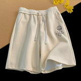 GETADME M-8XL Oversized Shorts Men Thin Casual Wide Leg Shorts Versatile Trend Loose Oversized Sports Shorts for Men