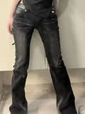 GETADME 2000s American Vintage Pants Women Casual Y2k Thin Sportwear Y2k Clothing Retro Trouser Casual Chic Retro Harajuku Jeans Female