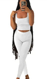 GETADME Lounge Wear Ribbed Casual 2 Piece Summer Shorts Set For Women  Sleeve Top+Elastic Leggings Outfits