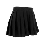 GETADME Sexy Mini Skirt Women New Summer Black Fashion Zipper Partywear Casual Slim Pleated Skirt Elegant Versatile Sexy Female Skirt