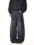 GETADME Men's Baggy Jeans Unisex Y2K Trendy Casual Wide Leg Denim Pants High Street Oversize Trousers American Style Streetwear Fashion
