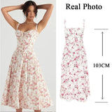 GETADME Summer Casual Midi Holiday Dress Elegant Black Drawstring Lace Up Dress Party Sexy Orange Split Women Dress 2025 New Arrivals