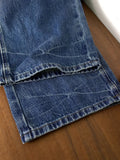 GETADME plus Size American Style Women's Jeans Vintage Washed High Waist Irregular Loose Wide Leg Trousers All-match Ladies Denim Pants