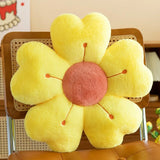 GETADME Flower-Shaped Plush Throw Pillow - Comfortable and Cute Mattress and Sofa Decor Cushion, Chair Cushion  floor cushion