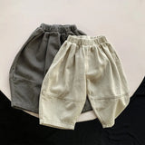 GETADME 8954T Children Pants Spring and Autumn New Casual Loose Boy's Wide-leg Pant Harem Pants 1-7Y Kid's Trousers