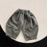 GETADME 8954T Children Pants Spring and Autumn New Casual Loose Boy's Wide-leg Pant Harem Pants 1-7Y Kid's Trousers