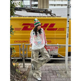 GETADME ZHIZOU Women Gothic Baggy Y2k Jeans American 2000s Style Embroidery Jean Pants Vintage Harajuku Oversize Denim Trousers Autumn