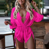 GETADME 여성용 비키니 세트 트렌드 수영복, 비치 점프수트, 비키니 수영복, 3피스 백 스트랩 하이컷, 여성스러운 비키니