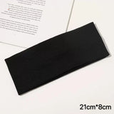 GETADME 1 Pcs Black Headbands for Women No Slip Soft Hair Accessories Stars Head Wraps for Women Yoga Workout