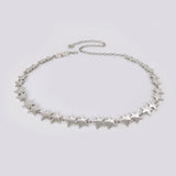 GETADME 패션 스타 골드 체인 벨트 여성 허리 조절 가능 고스 펑크 실버 메탈 벨트 여성용 럭셔리 디자이너 드레스 허리띠 Y2K