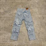 GETADME Y2k Angel Baggy Jeans Retro High Street Cupids Arrow Men Women Pants American Hip Hop Streetwear Unisex Casual Straight Jeans