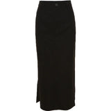 GETADME Goth Dark Grunge Casual Tag Split Women Midi Skirts Mall Gothic Punk High Raise Slim Long Skirt Y2k Sexy Fashion Streetwear