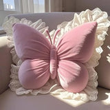 GETADME Cute Princess Butterfly Office Pillow Living Room Bow Bedroom Car Sofa Cushion Home New Pillow Room Home Garden Decor