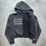 Getadme American Retro Washed Cotton Pullover Zipper Hoodie Men Long Sleeve Loose Top Coat Couple Women Hoodie Black Sweatshirts Ins New