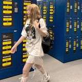 GETADME 스커트 여성 솔리드 홀로우 아웃 시크 레이스업 디자인 스트리트웨어 데일리 스위트 스파이시 걸스 레이어링 트렌디 하라주쿠 인기 여름