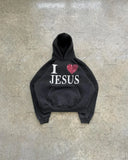 Getadme European and American Street Fashion Brand Clothing Letter Love Print Oversized Hoodie Women Y2k Fashion Pullover Sweatshirt Men