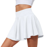 GETADME Women's Stretch Yoga Pants Printed Athletic Shorts Lightweight High Waisted Skirt With Pockets Women Skirts 2025 Elegant