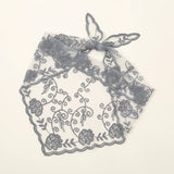 Foulard en dentelle GETADME Fashion Ins pour femmes, bandeau triangulaire rétro, foulard triangulaire vintage, accessoire de coiffure élégant pour filles