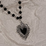 GETADME Y2K Sweet Cool Girl Personalized Creative Cross Love Pendant Necklace, Suitable for Daily Wearing