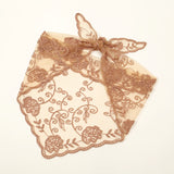 Foulard en dentelle GETADME Fashion Ins pour femmes, bandeau triangulaire rétro, foulard triangulaire vintage, accessoire de coiffure élégant pour filles