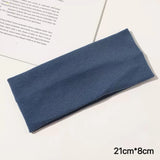 GETADME 1 Pcs Black Headbands for Women No Slip Soft Hair Accessories Stars Head Wraps for Women Yoga Workout