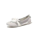 GETADME Women Shoes loafers Sneakers Casual Flats Canvas Shoes Lace Up Summer Trend Dress Zapatos Mujer Breathable Shallow Ladies Shoes