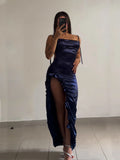 GETADME 2025 Europe and the United States explosive new cross-border dress summer senior sense Y2K sexy halter Spice Girl dress
