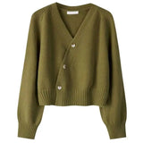 Getadme Spring Autumn Suit Women's New French Sweater Midi Skirts Outfits Knit Cardigan Knitwear High Waist Slim Skirts Two Piece Set