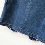 GETADME Spring Autumn Women's Short Denim Vest Jacket Single Breasted Korean Slim Casual Jeans Vest Female Waistcoat Tops Chaleco Mujer