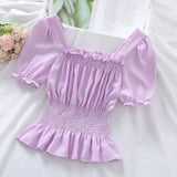 GETADME Summer Elegant Blouse Women Off Shoulder Pullover Strap Office Ladies Sleeveless Casual Tops New In Korean Fashion Cothing