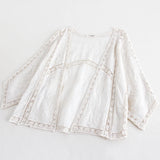 GETADME Summer Shawl-Style Blouse Women'S Bat Shirt Thin Sun Protection Clothing Lace Shirt With Suspender Skirt Cardigan Jacket