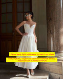 GETADME Suninheart 여름 정장용 스트랩리스 드레스 섹시하고 우아한 핏 앤 플레어 생일 파티 드레스 레드 여성 의류