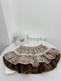 GETADME Sweet Kawaii 2 Piece Sets Women Japanese Y2k Brown Retro Tops + Chic Mini Cake Skirt Female Princess Elegant Outfits Autumn 2025