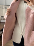 GETADME Thick Lamb Wool Coat Women Oversize Loose Parkas Outerwear Female Korean Fashion Warm Casual Jackets Ladies Long Sleeve Coats