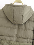 GETADME UETEEY 2025 Women's Lightweight Padded Hooded Winter Cotton-padded Jacket & Multi-zipper Short Coat Clothing Supply Chain